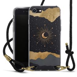 Carry Case Transparent Leather black/gold