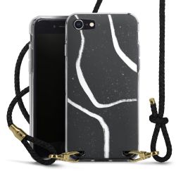 Carry Case Transparent Leather black/gold