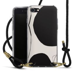 Carry Case Transparent Leather black/gold