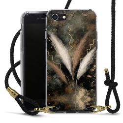 Carry Case Transparent Leather black/gold