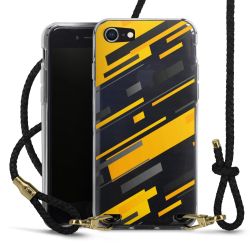 New Carry Case Transparent Leder schwarz/gold