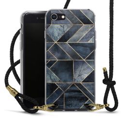 Carry Case Transparent Leather black/gold