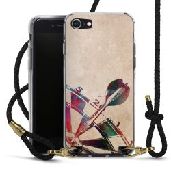 Carry Case Transparent Leather black/gold