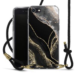 Carry Case Transparent Leather black/gold