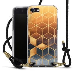 Carry Case Transparent Leather black/gold