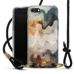 Carry Case Transparent Leather black/gold