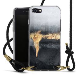 Carry Case Transparent Leather black/gold