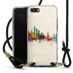 Carry Case Transparent Leather black/gold