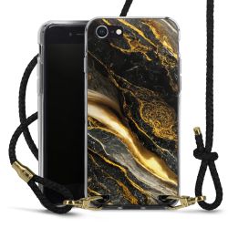 Carry Case Transparent Leather black/gold