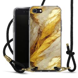 Carry Case Transparent Leather black/gold