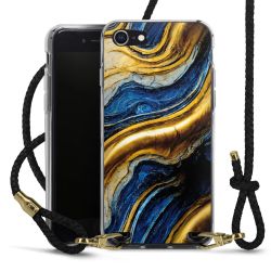 Carry Case Transparent Leather black/gold