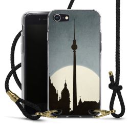 Carry Case Transparent Leather black/gold