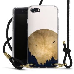 Carry Case Transparent Leather black/gold