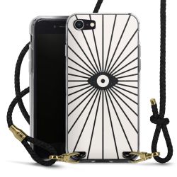 Carry Case Transparent Leather black/gold