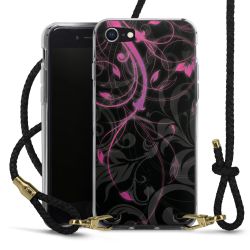 Carry Case Transparent Leather black/gold