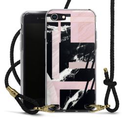 Carry Case Transparent Leather black/gold