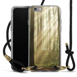 New Carry Case Transparent Leder schwarz/gold