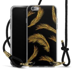 Carry Case Transparent Leather black/gold