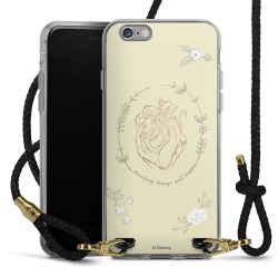 Carry Case Transparent Leather black/gold