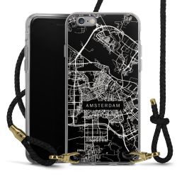 Carry Case Transparent Leather black/gold