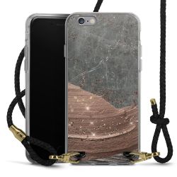 Carry Case Transparent Leather black/gold