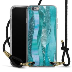 Carry Case Transparent Leather black/gold