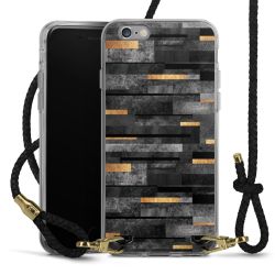 Carry Case Transparent Leather black/gold