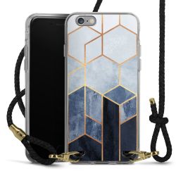 Carry Case Transparent Leather black/gold