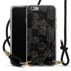 Carry Case Transparent Leather black/gold