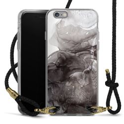 Carry Case Transparent Leather black/gold