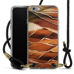 Carry Case Transparent Leather black/gold