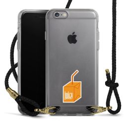 Carry Case Transparent Leather black/gold