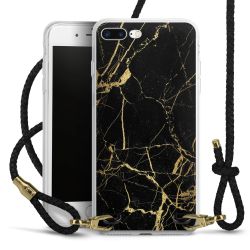 Carry Case Transparent Leather black/gold