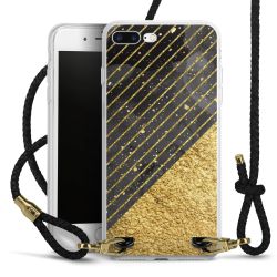 Carry Case Transparent Leather black/gold