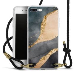 Carry Case Transparent Leather black/gold