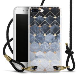 Carry Case Transparent Leather black/gold