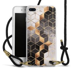 Carry Case Transparent Leather black/gold