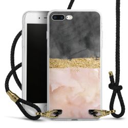 Carry Case Transparent Leather black/gold