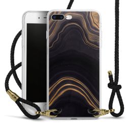 Carry Case Transparent Leather black/gold