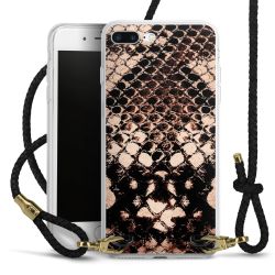 Carry Case Transparent Leather black/gold