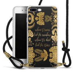 Carry Case Transparent Leather black/gold