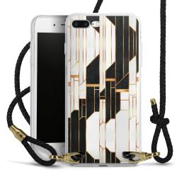 Carry Case Transparent Leather black/gold