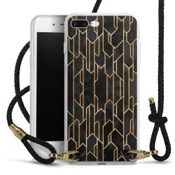 Carry Case Transparent Leather black/gold