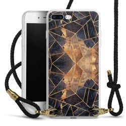 Carry Case Transparent Leather black/gold