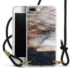 Carry Case Transparent Leather black/gold