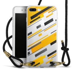 Carry Case Transparent Leather black/gold