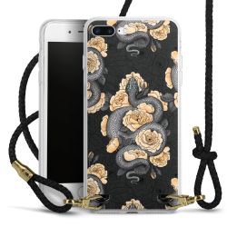 Carry Case Transparent Leather black/gold