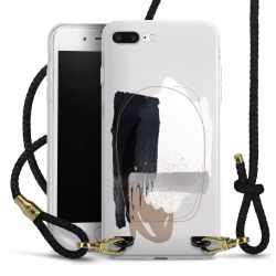 Carry Case Transparent Leather black/gold