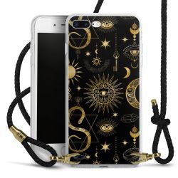 Carry Case Transparent Leather black/gold