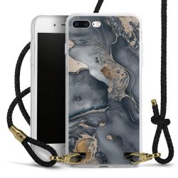 Carry Case Transparent Leather black/gold